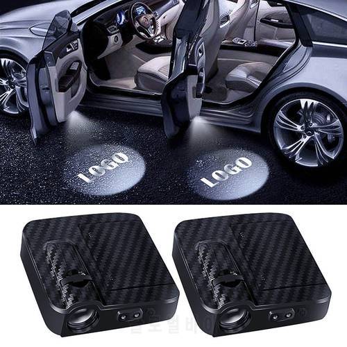 2PCS Wireless Led Car Door Welcome Lamp Ghost Shadow Laser Projector Logo Auto Floor Spotlight Car Styling Accessories New