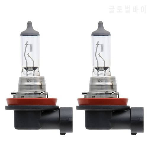 2pcs/pack Vehicle Vision Car Halogen Headlight Fog Lamp Ultra Bright Auto Easy Install Accessories H11 Type 3400K 12V 55W Bulb
