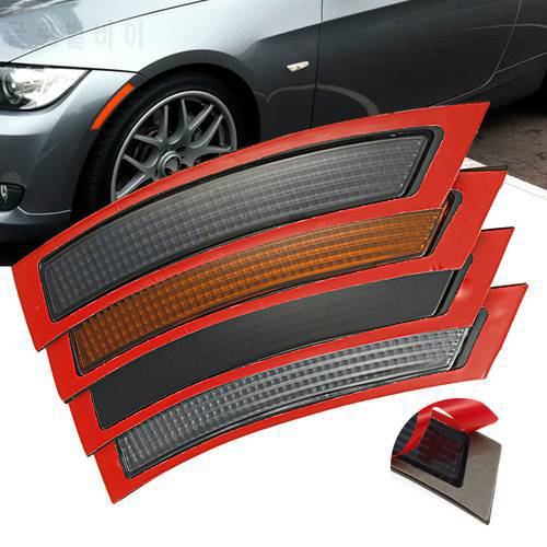 1 Pair Front Bumper Side marker Reflector for BMW E92 E93 3 Series 2DR Coupe/Convertible 2007 2008 2009 2010 2011 2012 2013