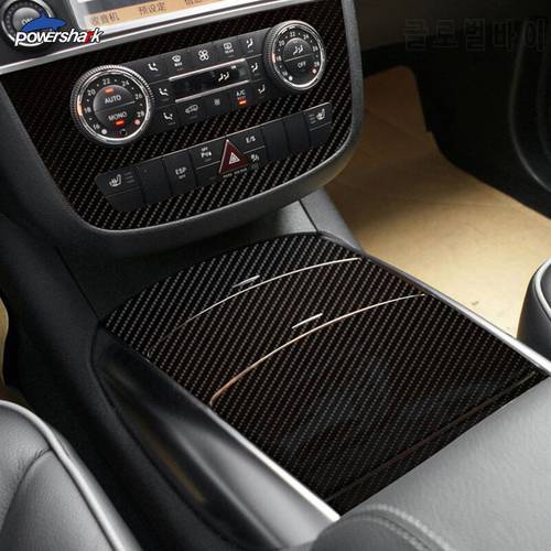 Car Interior Trim Protective Film Console Gear Anti Scratch Carbon Fiber Vinyl Sticker For Mercedes Benz R Class W251 2007-2017