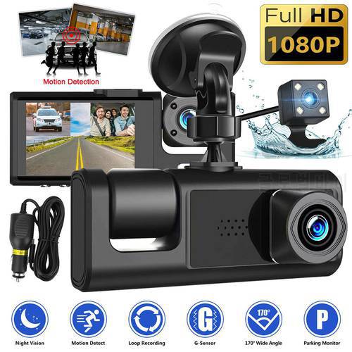 1 Pcs Car Driving Recorder With 2-inch Screen Hd 1080p Dash Camera Loop Parking Monitoring Dvr Video Recorder Camcorder