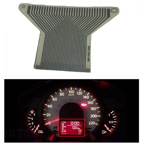 Flat Ribbon Cable Connector For VW Gol (G4) Instrument Cluster Pixel Repair/T-Iron Tip Strip Rubber