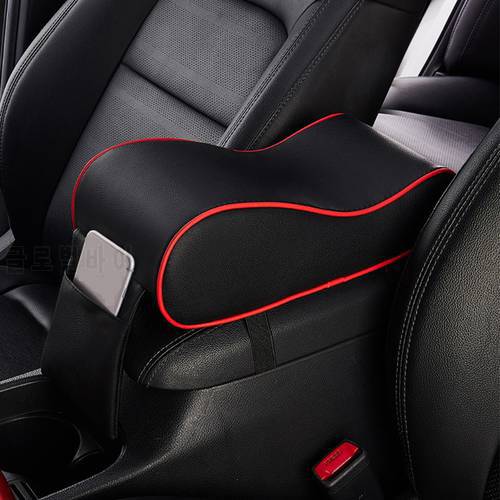 Universal Leather Car Central Armrest Pad Auto Center Console Arm Rest Seat Box Mat Cushion Pillow Cover Vehicle Car Styling