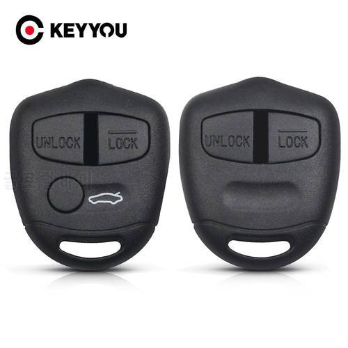 KEYYOU Without Blade Car Remote Key Shell Case For Mitsubishi Lancer EX Evolution Grandis Outlander 2/3 Buttons Replacement