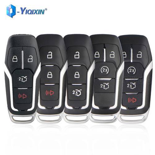 YIQIXIN 3/4/5 Buttons Remote Smart Car Key Shell For Ford Fusion Explorer Edge Mustang Mondeo Kuka 2013-2017 M3N-A2C31243300 Fob