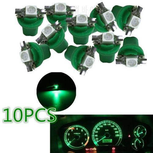 New 10pcs Car Decorative Lamps & Strips Car LED Dashboard Dash Gauge Instrument Light T5 B8.5D 5050 1SMD Bulb Lightup