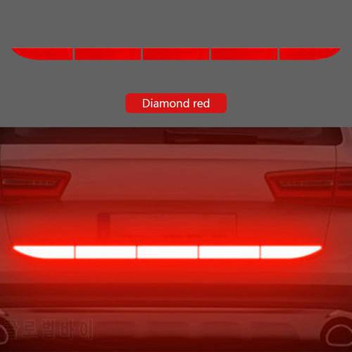 Universal Car Reflector Sticker Car Exterior Accessories Adhesive Reflective Tape Reflex Exterior Warning Strip Protect Car Body