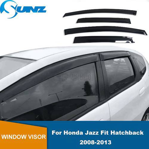 Side Window Deflector For Honda Jazz Fit Hatchback 2008 2009 2010 2011 2012 2013 Weather Shield Sun Rain Guards Accessories