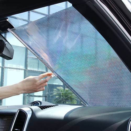 Vehicle Mounted Automatic Telescopic Sunshade Roller Shutter Side Window Mesh Sunshade Automobile Sunshade Telescopic Curtain