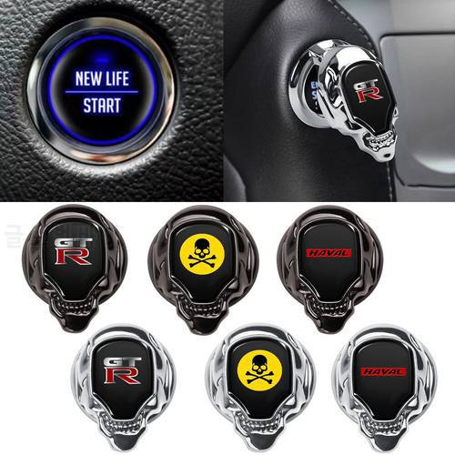 Car Ignition Device Switch Decorative Engine Start Stop Button Cover for Dodge SXT Nitro Challenger RAM 1500 Charger Caliber SRT