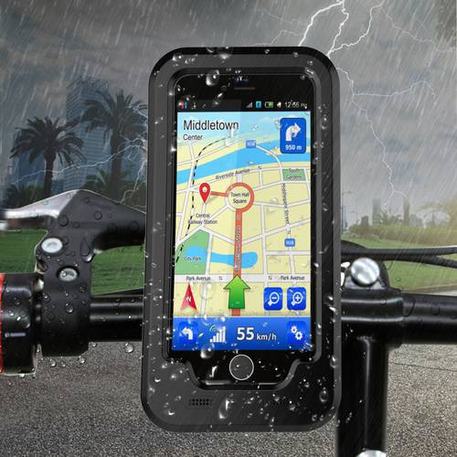 Bicycle Bike Phone Holder Waterproof Case for iPhone 6 S 7 8 Plus X XS Handlebar Clip Stand Mount Bracket Shockproof Case