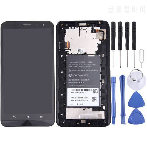 iPartsBuy for Asus Zenfone 2 Laser / ZE601KL LCD Screen and Digitizer Full Assembly with Frame