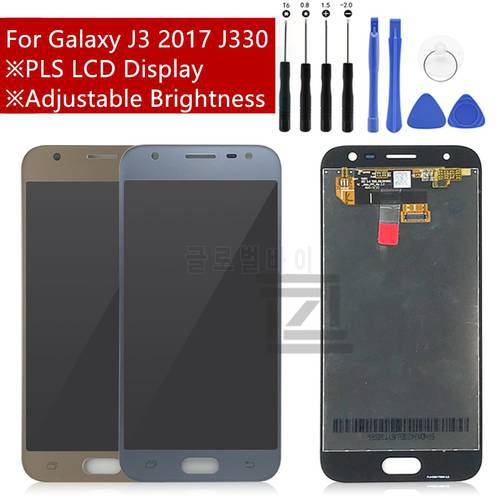 For SAMSUNG GALAXY J3 2017 lcd Display Touch Screen Digitizer assembly J330F/DS j330f j330 replacement repair parts with gift