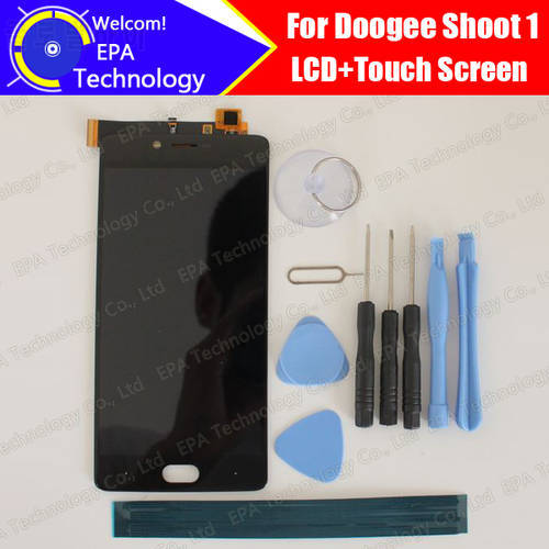 Doogee Shoot 1 LCD Display+Touch Screen 100% Original New Tested Digitizer Glass Panel Replacement For Shoot 1 + gifts