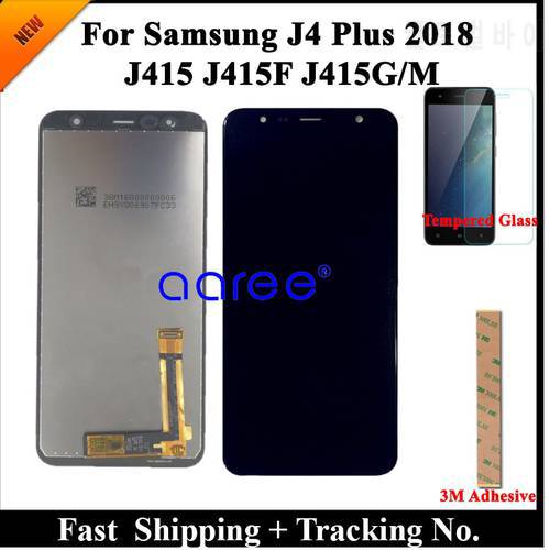 100% Test LCD Display For Samsung J4 Plus LCD J4 Plus J415 LCD For Samsung J610 J6 Plus LCD Screen Touch Digitizer Assembly