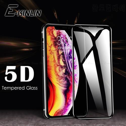 5D Curved Full Cover Tempered Glass Film For iPhone 14 13 12 mini 11 Pro XS Max SE 2022 2020 XR X 6 6S 7 8 Plus Screen Protector