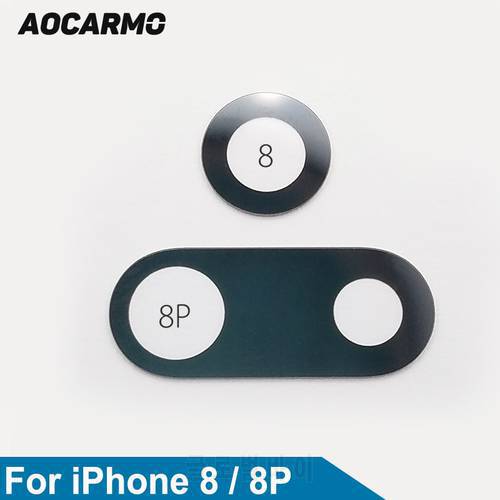 Aocarmo OEM Rear Back Camera Glass Lens Replacement For iPhone 8 8P