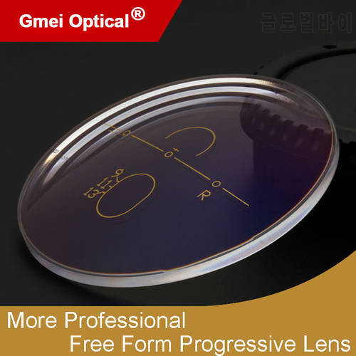 1.56 Photochromic Free Form Progressive Optical Multifocal Prescription Lenses Fast and Deep Color Change Performance