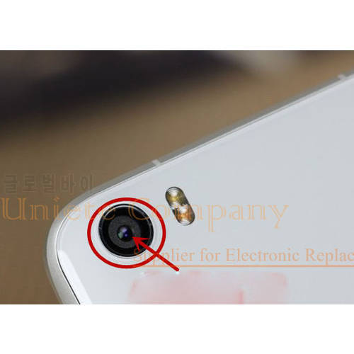 Genuine New Replacement for Xiaomi 5 4 Mi5 Mi4 Rear Back Camera Glass Lens Cover with Sticker Spare Parts