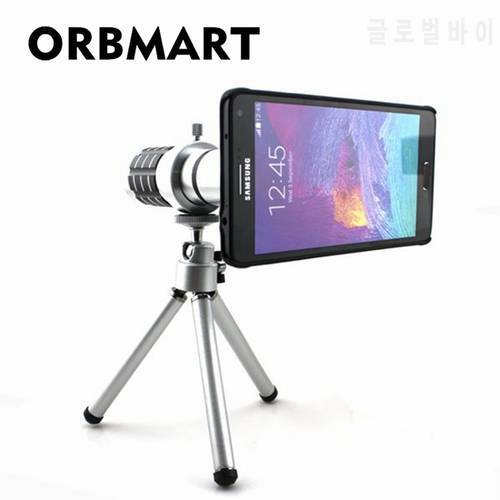 ORBMART Aluminum 12X Optical Zoom Telescope Camera Lens For Samsung Galaxy Note 5 Note 4