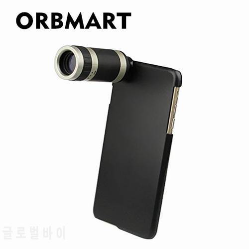 ORBMART 8X Optical Zoom Telescope Camera Lens With Back Case Cover For iPhone 6 6s Plus 5.5 inch