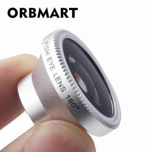 ORBMART Detachable 180 Angle Fish Eye Fisheye Lens For iPhone 5s 6 6s Plus HTC Samsung Galaxy S5 S6 Note 3 Xiaomi Redmi Meizu LG