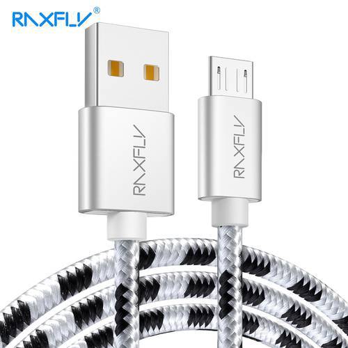 RAXFLY Cable Micro USB For Samsung S4 S5 S6 Edge 0.5M/1M/2M Micro USB Charging Wire For Xiaomi Note 4 4X 5 Plus Data Sync Cabo