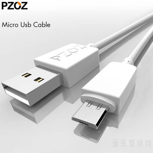 PZOZ Usb Micro Cable Charger Mobile Phone Cables Fast Charging Data Cord Wire Microusb For Samsung Xiaomi Tablet Android 1m