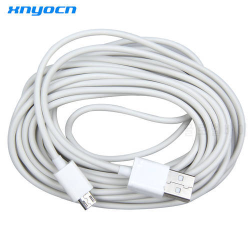 Xnyocn New Cable 5M Micro USB Charging Data Cable Adapter for Samsung Phone White For LG xiaomi