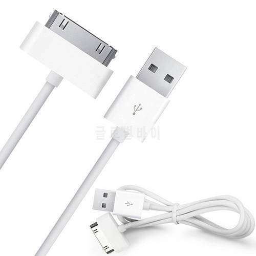 USB Data Charger Cable for iPhone 4 4s iPod Nano iPad 2 3 iPhone 30 Pin Cable USB 1m Charging Cable Chargeur Phone Accessories