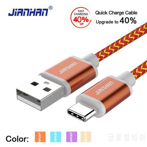 Reversible USB C Cable Fast Charging For Samsung Charger Wire Type C Cable Braided 2A Data Sync For Samsung Xiao Mi Mi5 Huawei