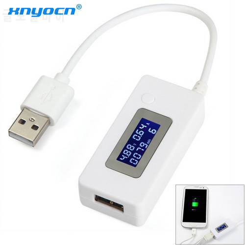 LCD Voltmeter USB Charger Capacity Current Detector Voltage Tester Meter Voltimetro for Cell Phone Power Bank Digital Dispay