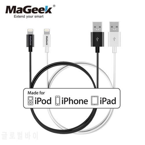 MaGeek [2pcs] 1m/3.3ft Mobile Phone Cables MFi Certified Lightning to USB Cable for iPhone Xs Max X 8 7 6 iPad mini iOS 10 11 12