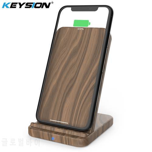 KEYSION 15W Qi Fast Wireless Charger For iPhone 13 Pro Max 12 11 XS XR Wireless Charging stand for Samsung S22 S21 Xiaomi Mi 12