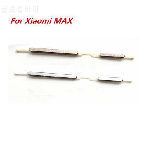 Gold/Silver New Side Power Volume Key Buttons for Xiaomi MAX Housing Case Keyboard Replacement Part