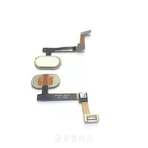 1 PCS Original Fingerprint Identification Touch ID Sensor Home Button Ribbon For OPPO R9S Returns Keypads Module
