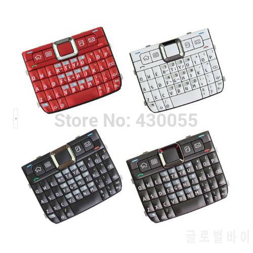 White/Black/Red/Grey New Housing Home Function Main Keypads Keyboards Buttons Cover For Nokia E71 , Free Shipping