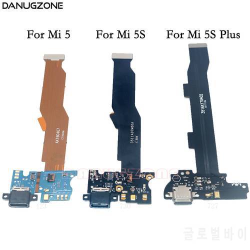 USB Charging Jack Plug Socket Connector Charge Dock Port Flex Cable With Microphone For Xiaomi Mi 5 5S Plus Mi 5 5S Plus