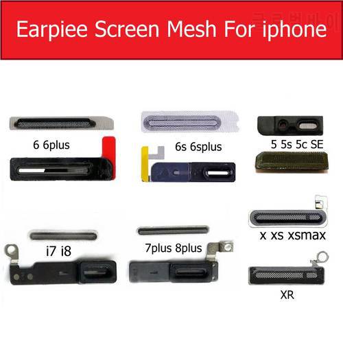 Earspeaker Anti-dust mesh Bracket for iPhone 12 Mini 11 Pro X XS MAX XR Earpiece Adhesive glue for iphone 5s 5c SE 6s 7 8 plus