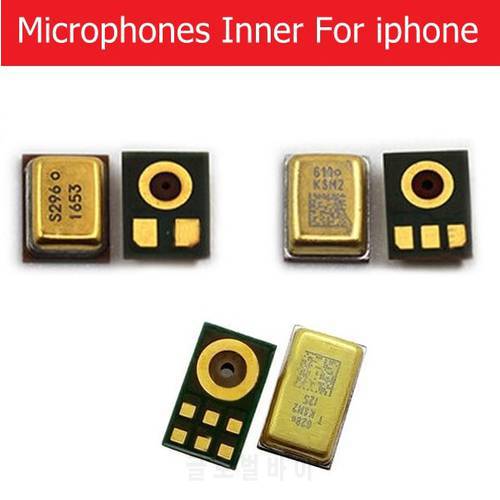 Geniune speak microphone inner For iphone 4 4S 5 5s 6 6s 7 8 Plus Mic inner for iphone X XS MAX XR microphone chip Replacement