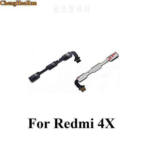 2pcs For Xiaomi Redmi 4X 3S Power ON / OFF Switch + Volume Adjust Flex Cable Redmi 3 3S Power Button Replacement parts