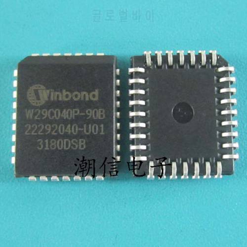 Free Shipping 10pcs/Lot W29C040P-90B W29C040P-90 W29C040P W29C040 PLCC32 IC In Stock