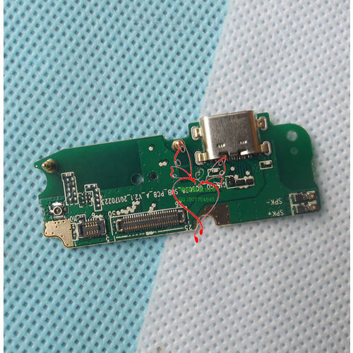 Original New For Ulefone Gemini Pro USB Board Charge Port MIC Type-C DC Jack Repair Part Replacement