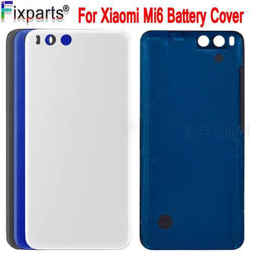 For Xiaomi Mi 6 Back Cover Case Protective Battery Back Cover MCE16 Housing Replacement 5.15