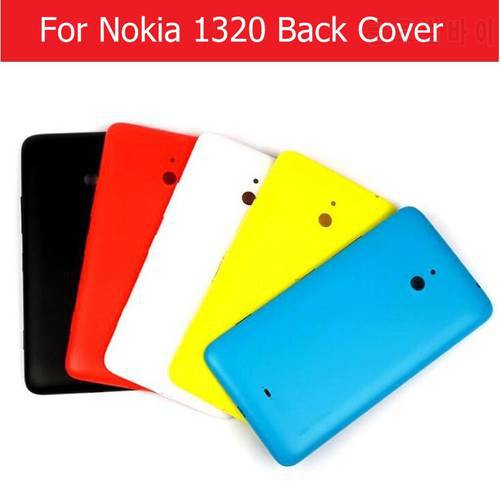 Best quality Rear cover for Nokia 1320 back battery door housing for Microsoft Lumia 1320 back cover Case +1pcs screen film free