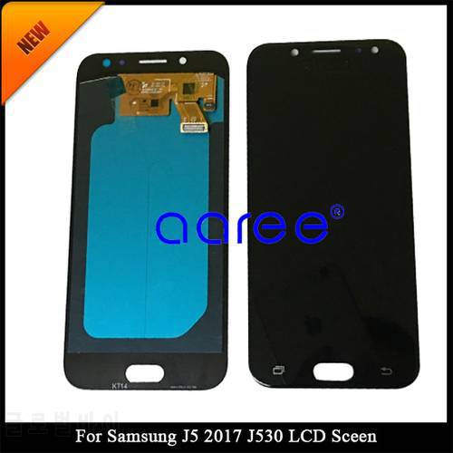 Tested AMOLED For Samsung J5 Pro 2017 J530 LCD Display For Samsung J5 2017 J530 LCD Screen Touch Digitizer Assembly + Adhesive