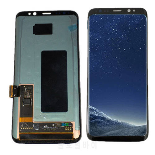 AMOLED For SAMSUNG Galaxy S8 G950F LCD With Frame Display Touch Screen Digitizer Replacement For SAMSUNG GALAXY S7 G930 LCD