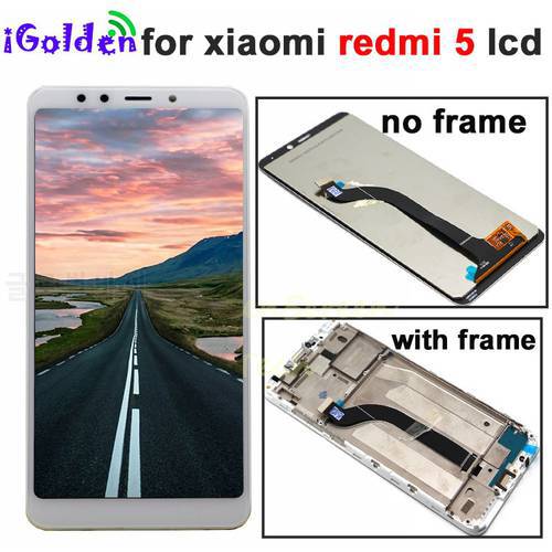 for Xiaomi Redmi 5 LCD Display Touch Screen Digitizer Assembly with frame Replacement parts 5.7 inch for Redmi 5 Redmi5 LCD