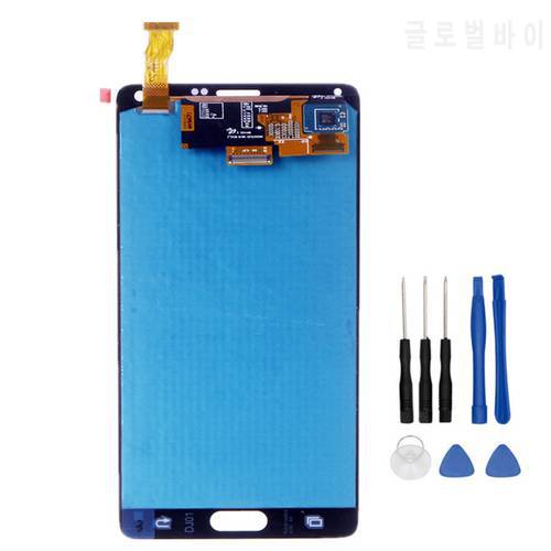 Original Note 4 LCD For Samsung Galaxy Note 4 N910C N910A N910F Note4 LCD Screen Dispaly Touch Digitizer Assembly Replacement