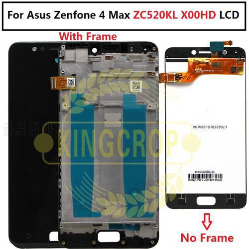 For Asus Zenfone 4 Max ZC520KL LCD with frame Display Touch Screen Digitizer Assembly Replacement For ASUS ZC520KL X00HD LCD